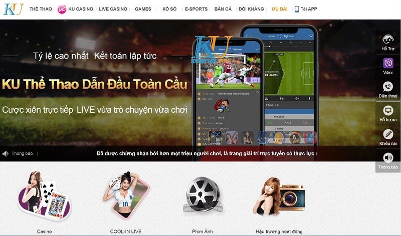 Web cá độ bóng đá KUBET