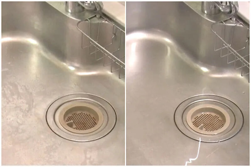 วิธีขจัดคราบน้ำและตะกรันในซิงค์ล้างจานให้สะอาดกริ๊บ! เผยเคล็ดลับทำตามง่ายจากรายการญี่ปุ่น